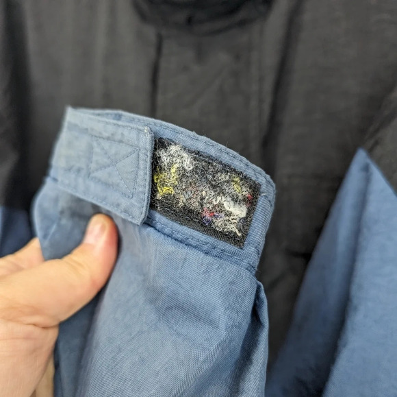 Vintage 90s 00s Embrodered Adidas Logo Zip Up Jacket Black Blue Mens M - Picture 13 of 14